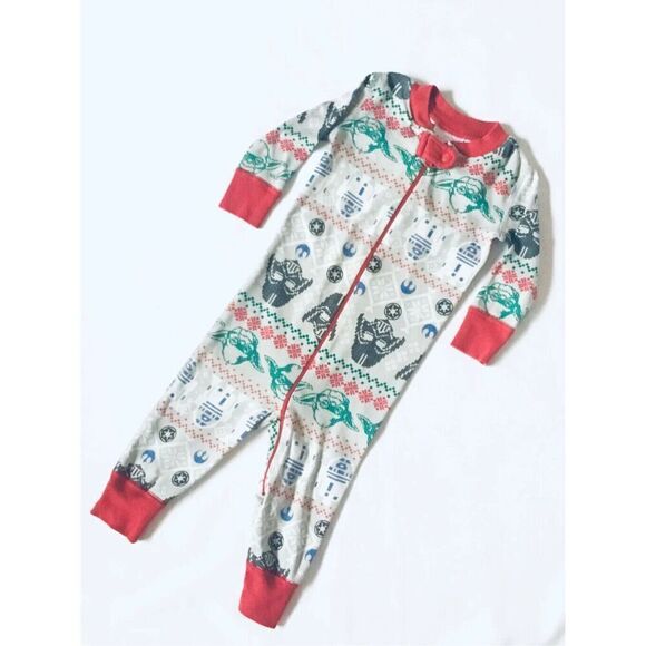 Hanna Andersson Infant Baby 6-12 Mos (70) STAR WARS Sleeper BUY 2 GET 1 FREE - Picture 3 of 5
